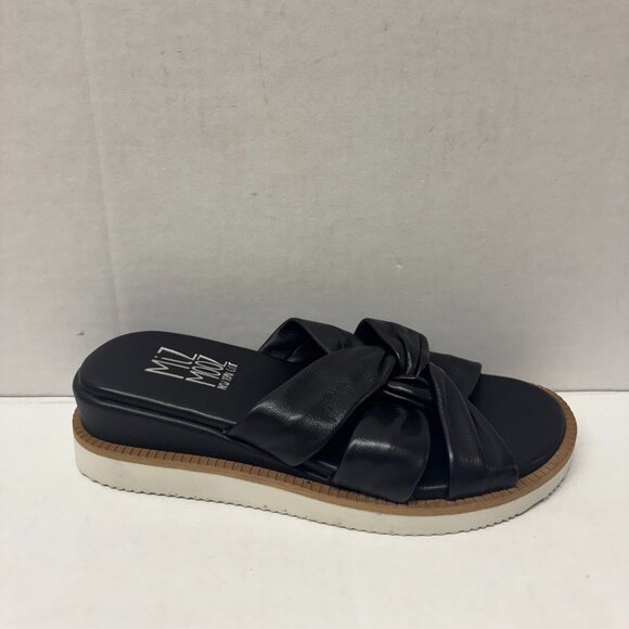 MIZ MOOZ WOMEN'S SLIP ON SANDALS BLACK 37EU / 7US # A-45 - Picture 3 of 3